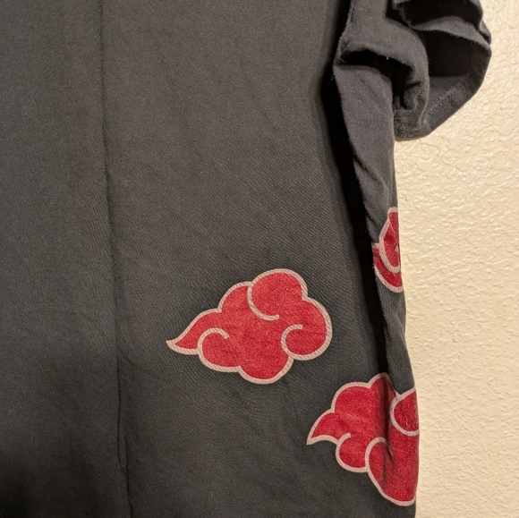 Naruto Black and Red Graphic Men's Shirt Size Xl Pre-owned Ripple Function - Picture 3 of 5